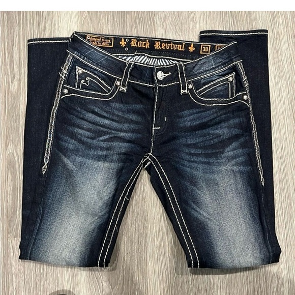 Rock Revival Heather Skinny Jeans - Picture 3 of 6